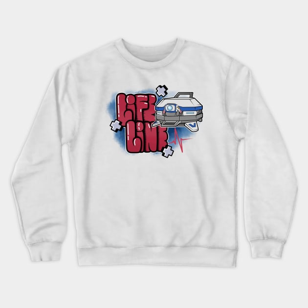 Apex legends graffiti - LifeLine Crewneck Sweatshirt by BizZo